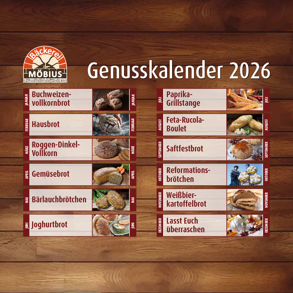 Genusskalender 2026